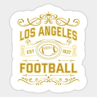 Vintage La Rams Football Sticker